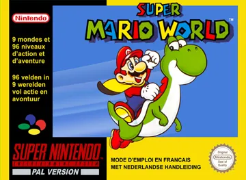 Super Mario World (USA) box cover front